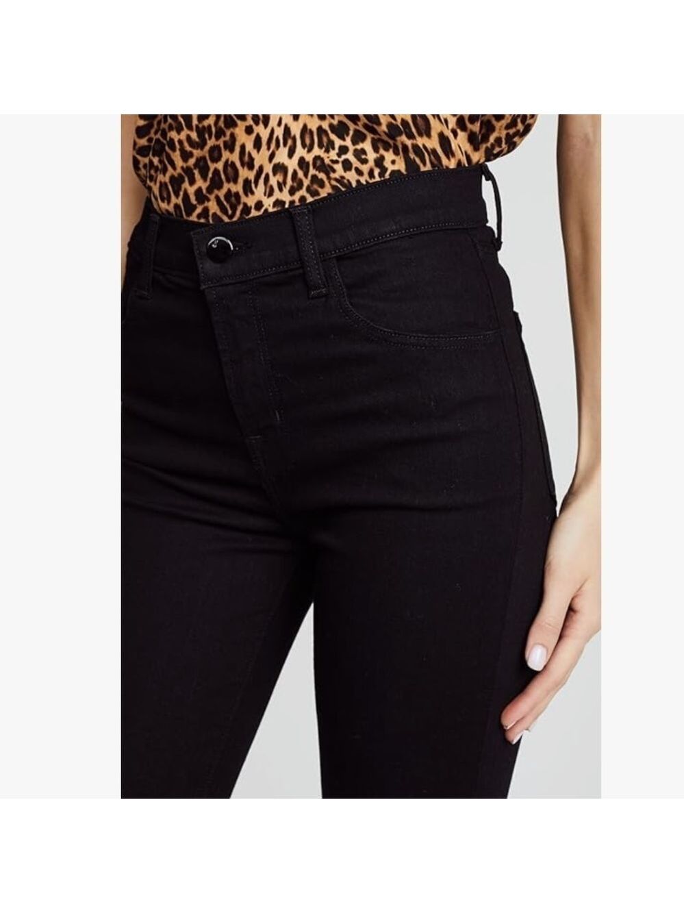 J Brand Maria high rise skinny jeans black 26